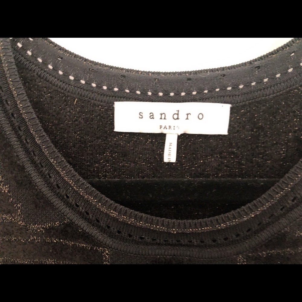 Sandro classic black dress